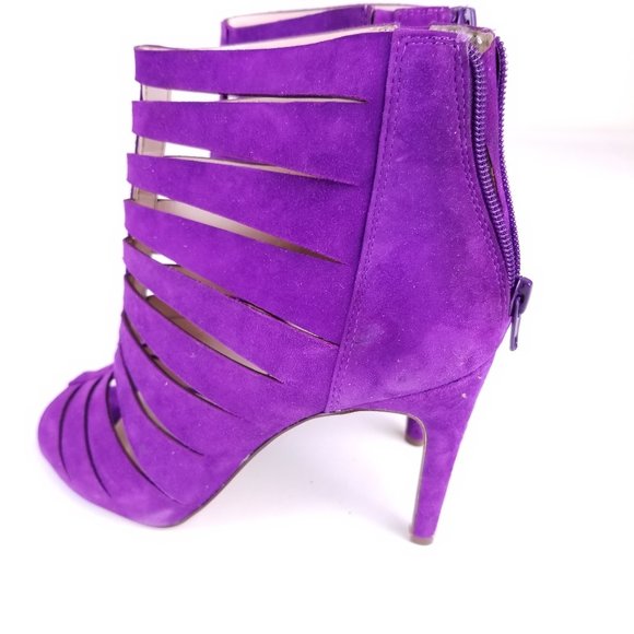 INC Romeyo Caged Peep Toe Heels Size 8.5 B175 - Picture 2 of 5